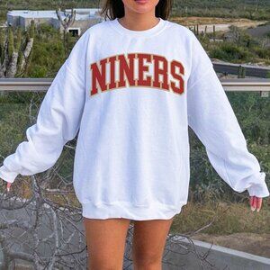 Vintage San Francisco Football Sweatshirt Retro 49ers NFL Crewneck Fan Gift 05